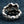 Clear CZ Star Skull Sterling Silver Ring, ring interior