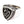 Diamond Fleur-de-Lis schildring van sterling zilver, linker kwart schild en gepolijste schouder