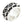 Club Suit Sterling Silver Spinner Ring, club band angle