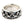 Club Suit Sterling Silver Spinner Ring, club band front