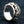 Club Suit Sterling Silver Spinner Ring, club band profile