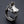 Justerbar ring med krönt flodhäst i 925 sterlingsilver, vinklad vy av krona och flodhästhuvud