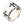 Cutout Cross Sterling Silver Band Ring, cross band side