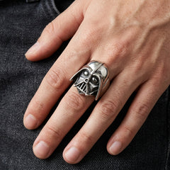 Darth Vader Bikerring aus .925 Sterlingsilber