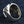 Anello Death Skull in argento sterling, vista posteriore della fascia