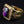 Bague d'évêque à croix et améthyste carrée plaquée or, croix sertie de pierres