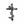 Pendentif croix dragon en argent sterling .925 avec oxyde de zirconium noir, croix dragon de face