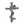 Pendentif croix dragon en argent sterling .925 avec oxyde de zirconium noir, poinçon au verso