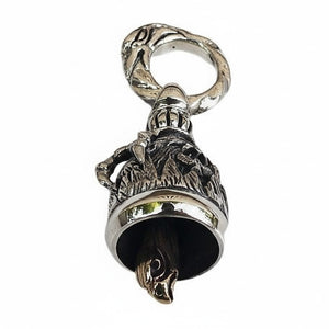 Pendente a campana con artiglio d'aquila in argento sterling, lato opposto dell'artiglio
