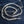 8mm Byzantine Sterling Silver Heavy Chain Necklace shown in heavy chain denim loop view.