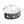 Embossed Star Sterling Silver Band Ring. Three star front angle.
