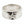 Faceted Star Sterling Silver Band Ring. Faceted star front.