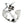 Anello a stella con teschio in argento sterling 925. Un teschio in rilievo occupa il centro della stella d'argento a cinque punte.