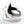 Anello a stella con teschio in argento sterling 925. L'angolazione posteriore mostra l'interno liscio del gambo e le spalle a giorno.