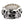 Flame Skull Sterling Silver Biker Ring, ring opposite angle
