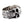 Flame Skull Sterling Silver Biker Ring, ring side profile