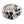 Flame Skull Sterling Silver Biker Ring, skull band detail