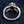 Inside view of handmade 925 sterling silver red stone ring showing authentic hallmark stamp