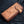 Tooled Floral Leather Western Star Wallet, back angled fabric