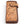 Tooled Floral Leather Western Star Wallet, back on white