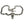 Garnet-Eye Skull Sterling Silver Necklace, skull link chain detail