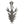 Garnet Flame Skull Sterling Silver Pendant, flame reverse hallmark