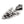 Garnet Flame Skull Sterling Silver Pendant, skull flames left angle