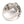 Bague croix médiévale en argent sterling et grenat, bague vue de dos