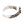 Synthetic Garnet Fleur-de-Lis Sterling Silver Ring, inner band