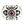 Bague en argent sterling croix tribale et grenat — croix tribale de face