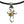 Collar con colgante de cruz de plata de ley con cadena de oro, cruz frontal con enganche para cordón