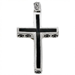 Gold-Plated Jesus Sterling Silver Crucifix Pendant, crucifix reverse