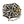Anillo gótico de plata de ley con araña chapada en oro, reverso del anillo