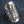 A handcrafted medieval dagger ring for men, forged from 32 grams of solid silver.