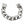 Schweres Panzerketten-Armband aus Sterlingsilber, Gesamtansicht des Panzerarmbands
