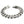 Heavy sterling silver cuban link bracelet — open clasp view