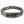 Heavy sterling silver dragon id bracelet — full bracelet view