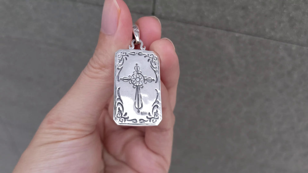 Der Eremit Tarot-Anhänger Video: Vorder- und Rückseite