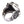Horned Warrior and Shield Sterling Silver Ring shown in rear helmet angle view.