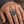 Horned Warrior and Shield Sterling Silver Ring with its horned helmet and beard on an adult hand over wood.