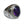 Natural Amethyst Sterling Silver Bishop Ring, angled front and cross