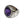Natural Amethyst Sterling Silver Bishop Ring, side profile