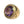 Natural Amethyst Gold-Plated Bishop Ring, opposite shoulder