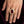 Synthetic Ruby Gold-Plated Bishop Ring, worn on an adult model