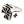 Iron Cross Sterling Silver Biker Ring, cross right shoulder