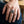 Iron Cross Sterling Silver Biker Ring, worn on hand