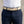 Ivory White Crocodile Leather Men's Belt worn at the waist