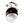 Bague statement masque de démon japonais en argent sterling .925 montrant l'arrière creux de l'anneau