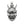 Pendentif masque d'Oni japonais en argent sterling, masque d'oni de face