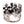 Joker and Clown Skull Sterling Silver Ring showing two faces front closeup